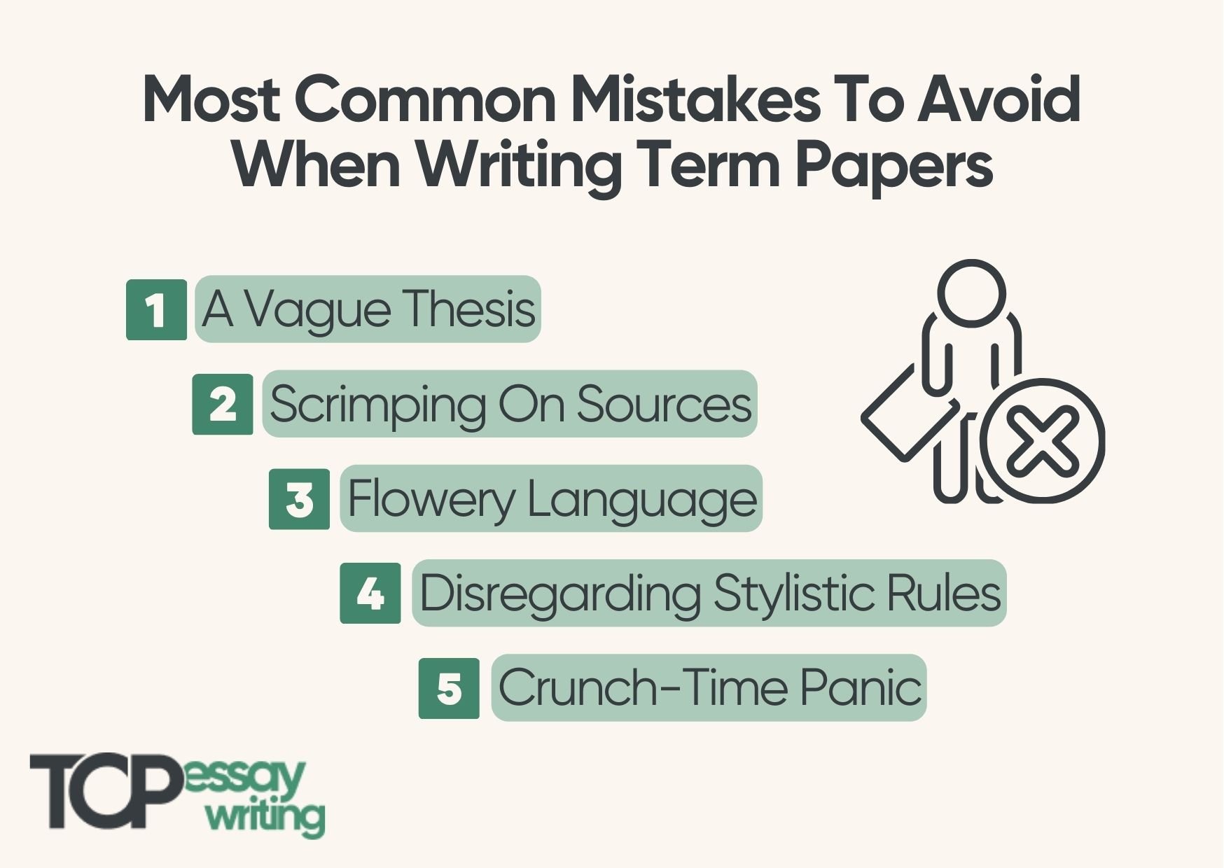 Mistakes To Avoid When Writing Term Paper